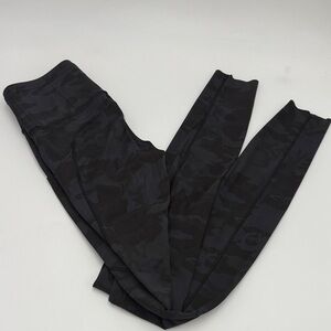 Lululemon Blue Black camo Camouflage Leggings 4